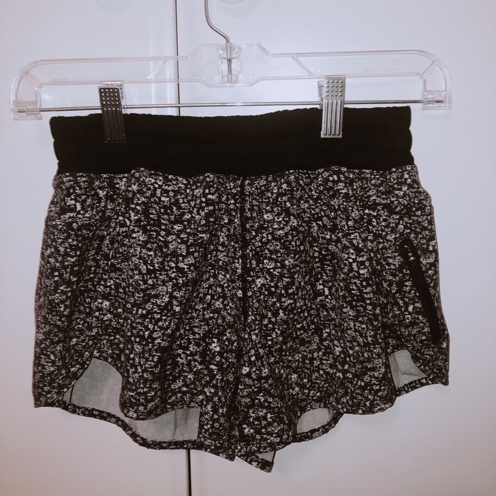lululemon flowered shorts